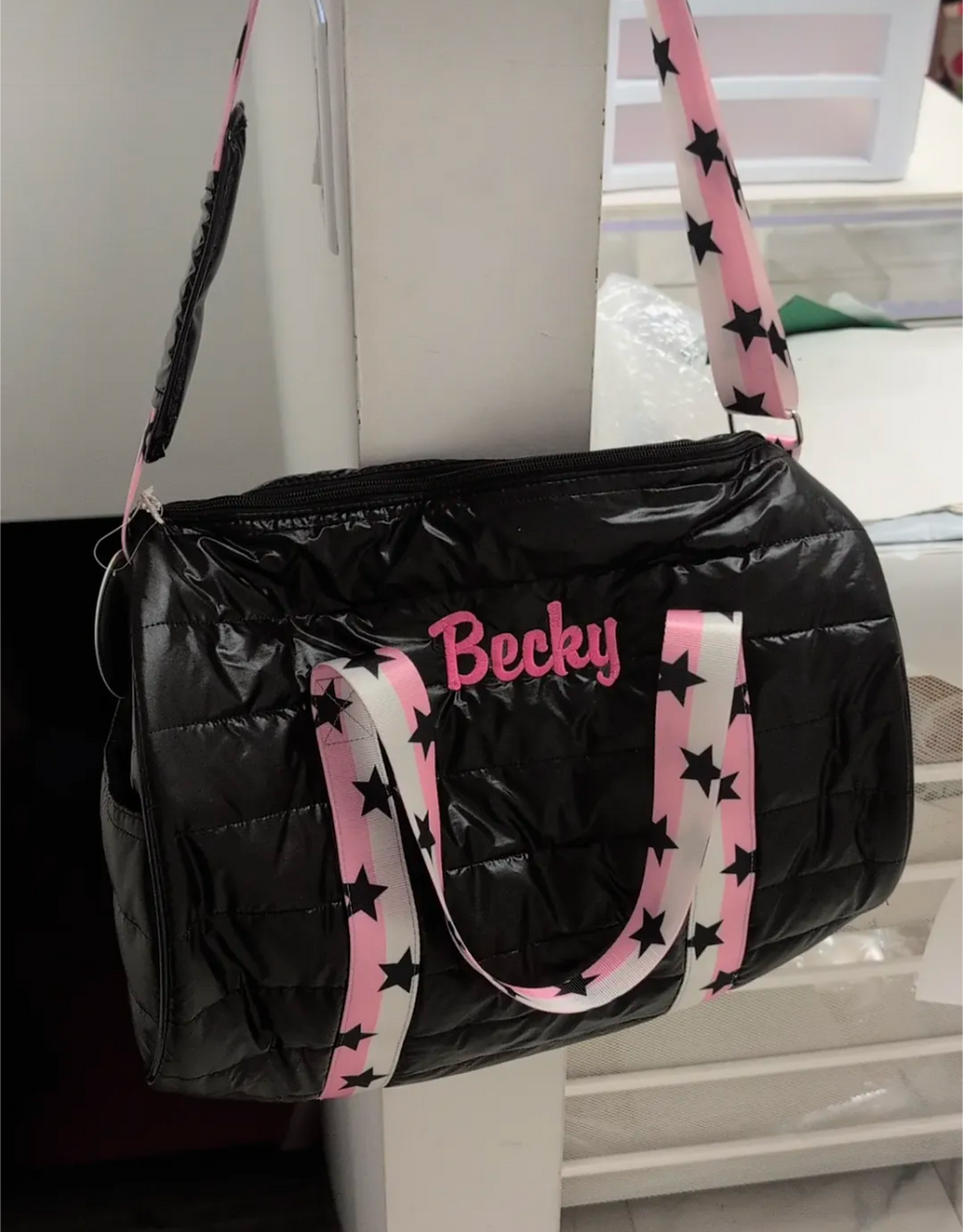 Thumbnail: Black Puffer Duffle- STARS