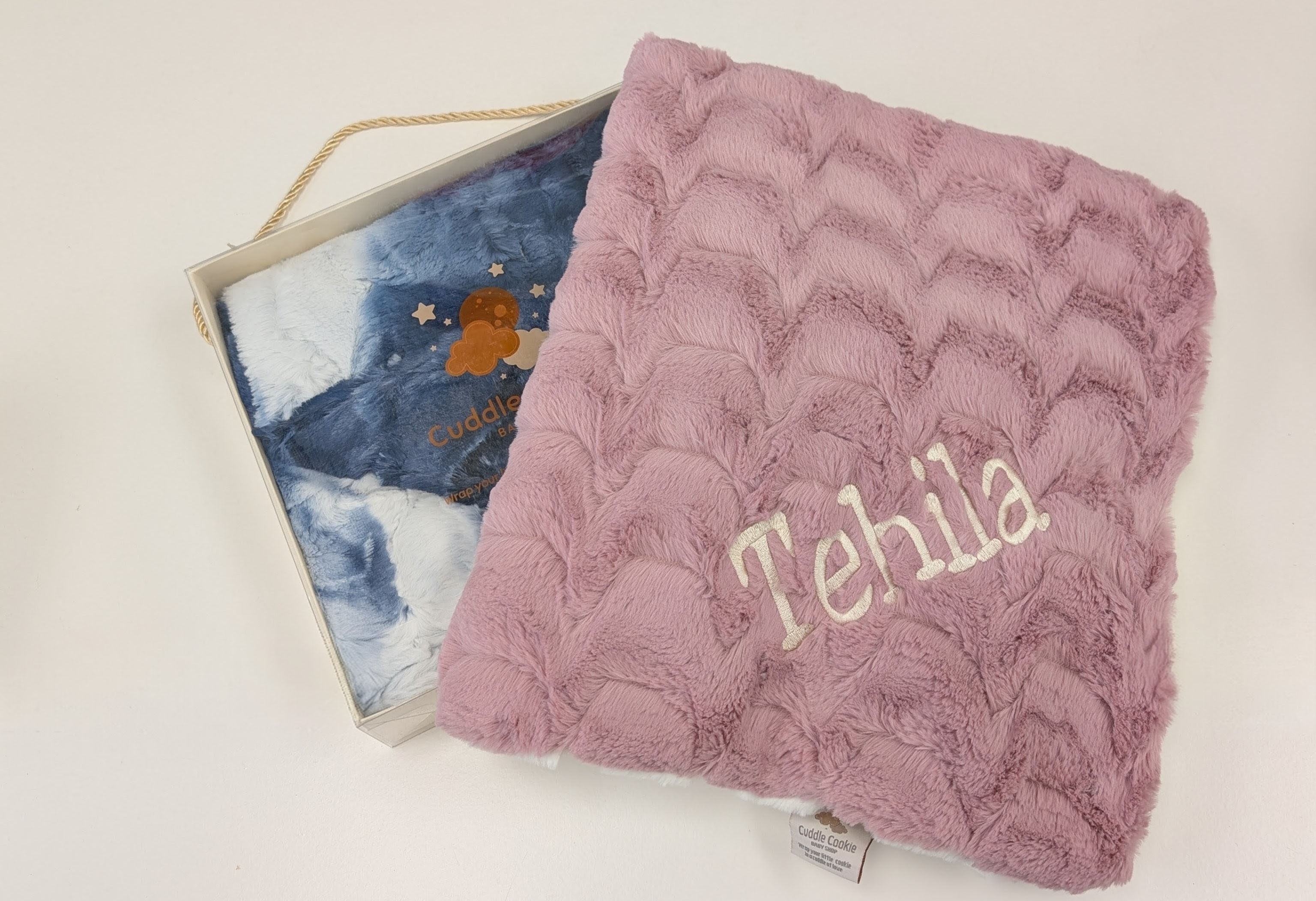 Cuddle Cookie Tye Dye PINK Blanket