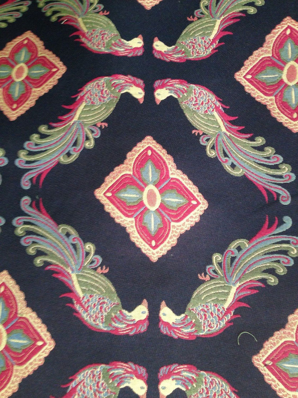 Fancy Bird Upholstery fabric