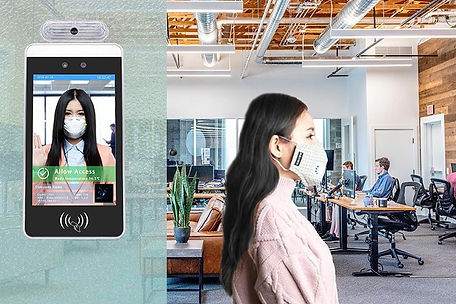 Infrared-temperature-face-recognition-ac