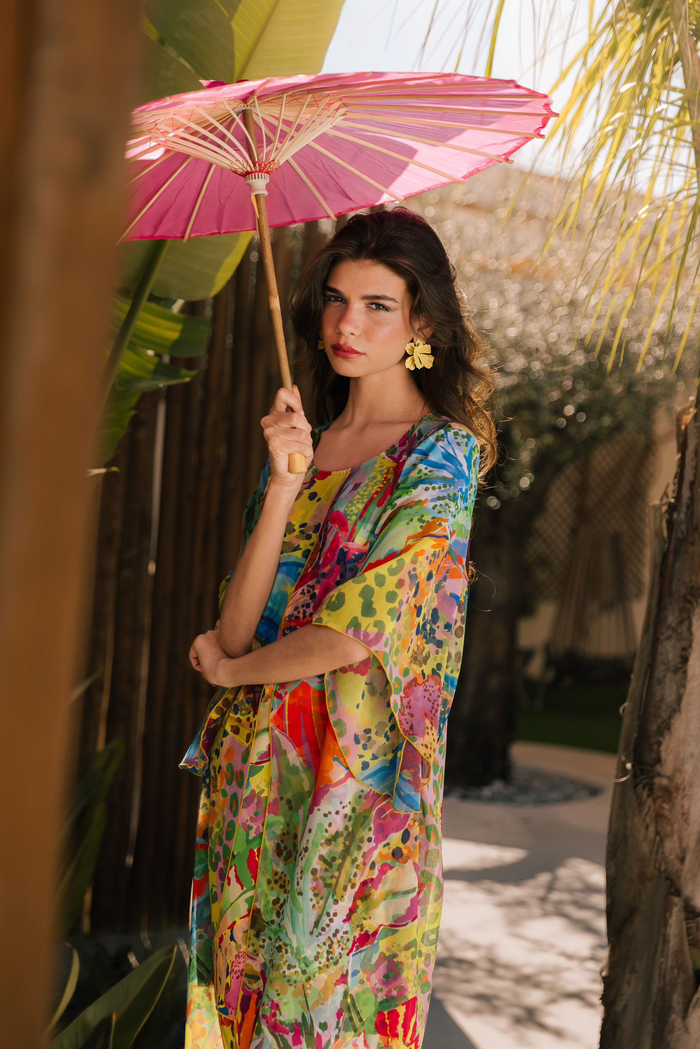 Vestido capa TROPICAL