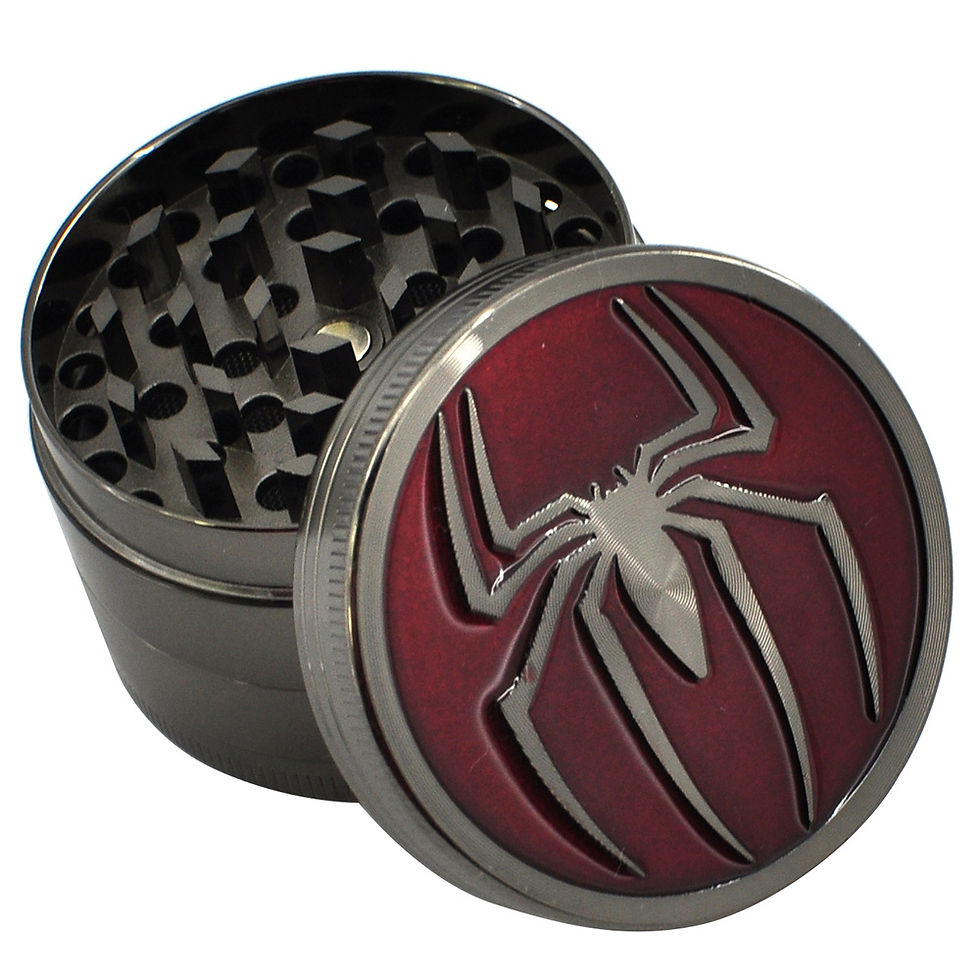Thumbnail: Spider 4-layer 50MM Metal Herb Grinder Manual Hand
