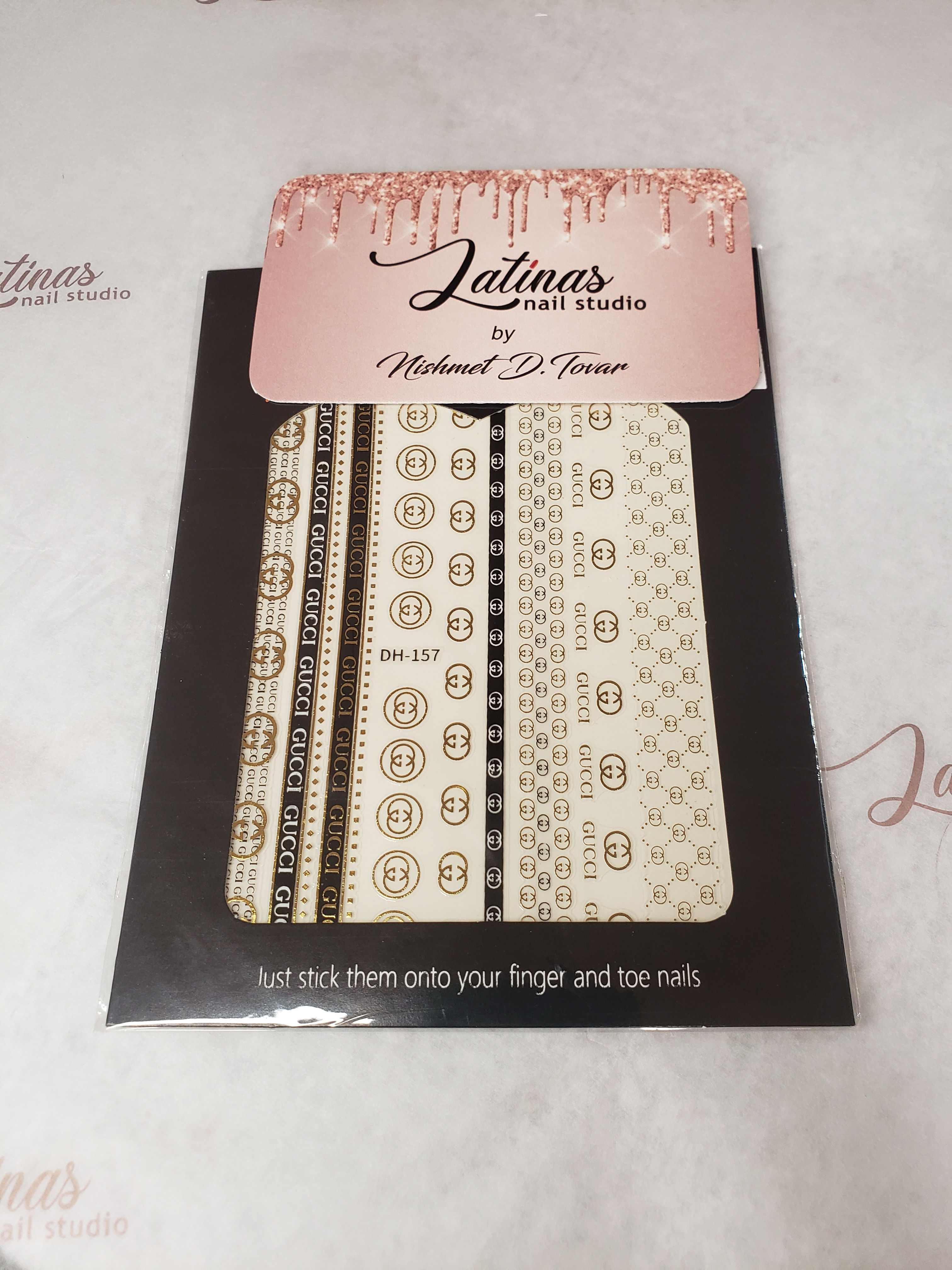 Latinas Nail Studio Sticker Nail Art GG 157