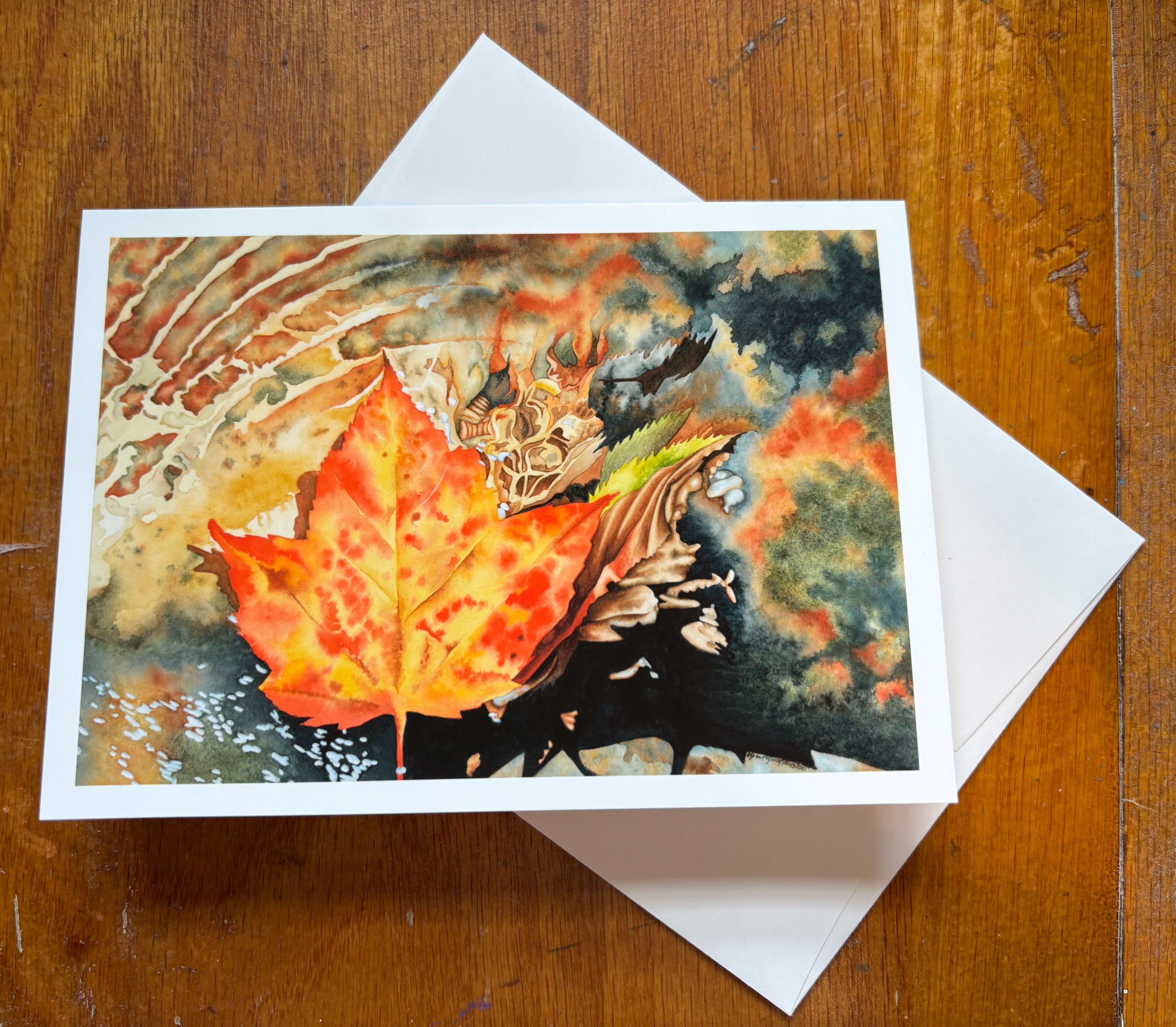 Above and Below the Surface I, card