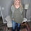 Thumbnail: In the Mix Long Sleeve Knit Tunic - Olive