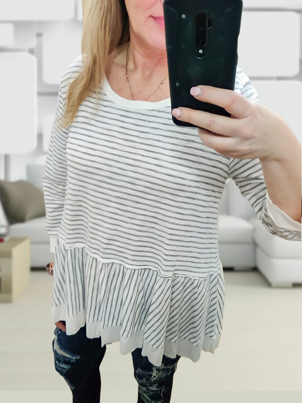 Thumbnail: Arlette Peplum Top