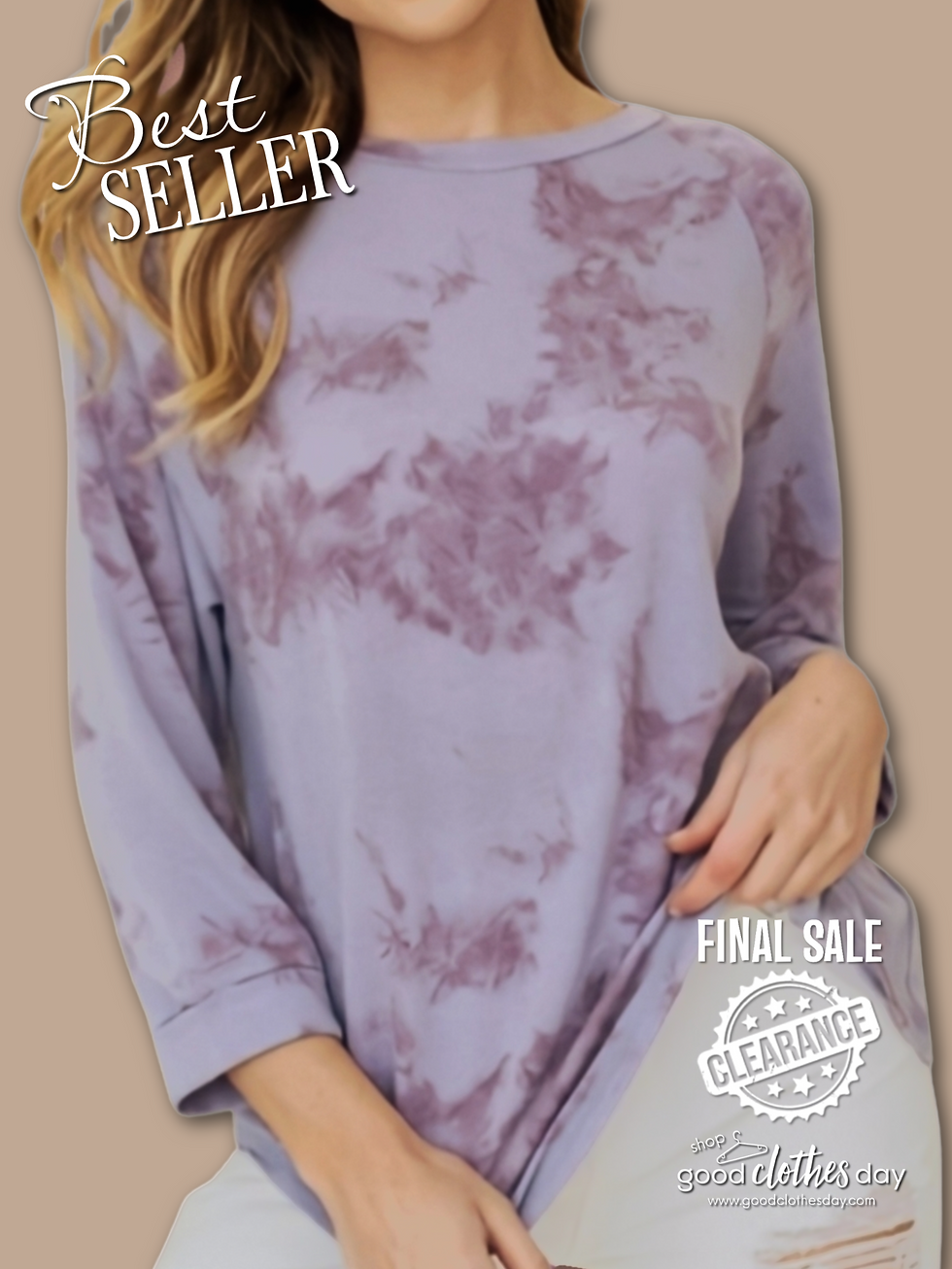 Thumbnail: Lavender Dreams Tie Dye Top