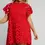 Thumbnail: Red to Impress Dress Floral Lace Dress 