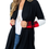 Thumbnail: Buffalo Plaid Contrast Sleeve Cardi