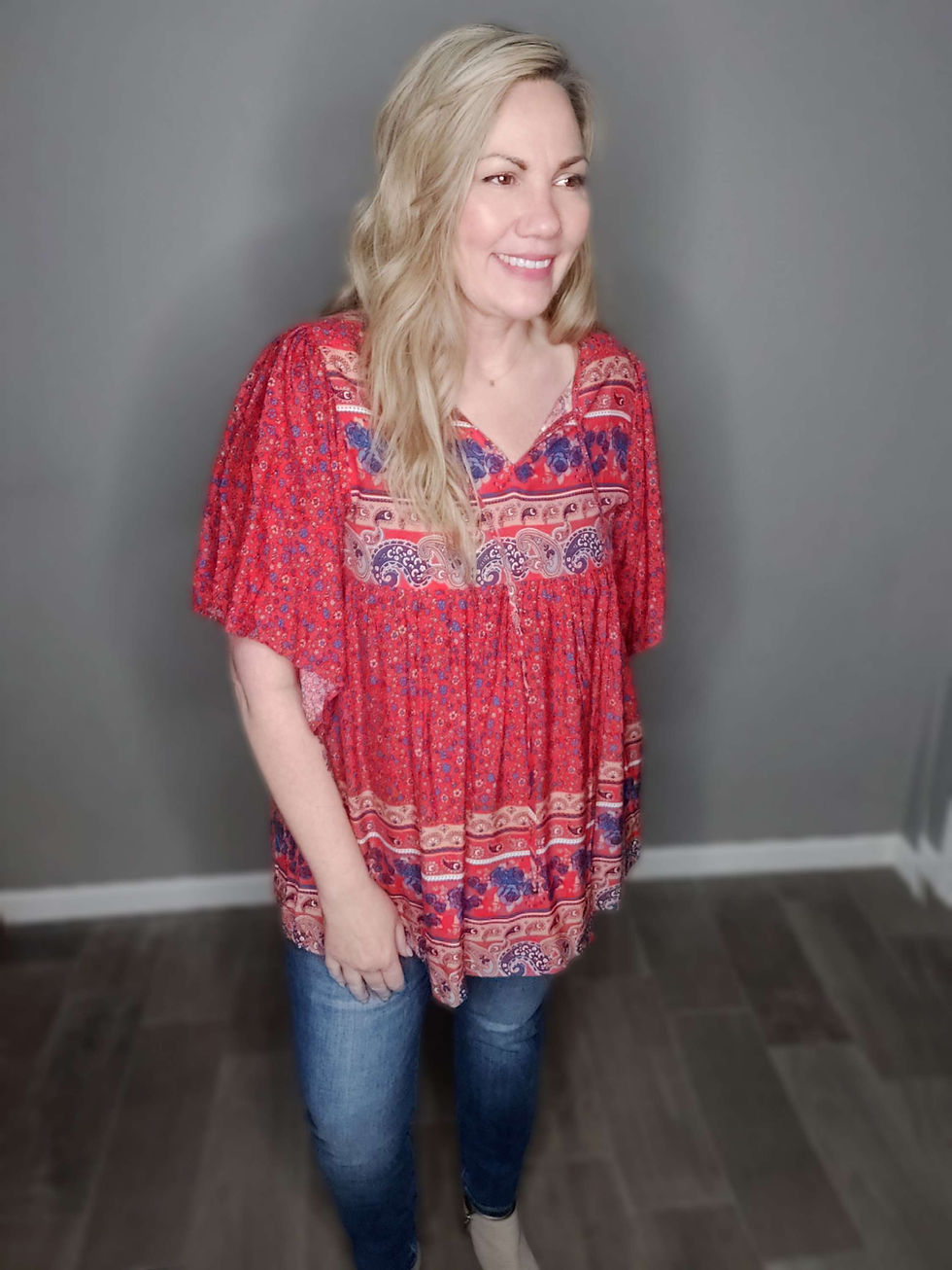 Thumbnail:  Express Yourself Floral Print Tunic
