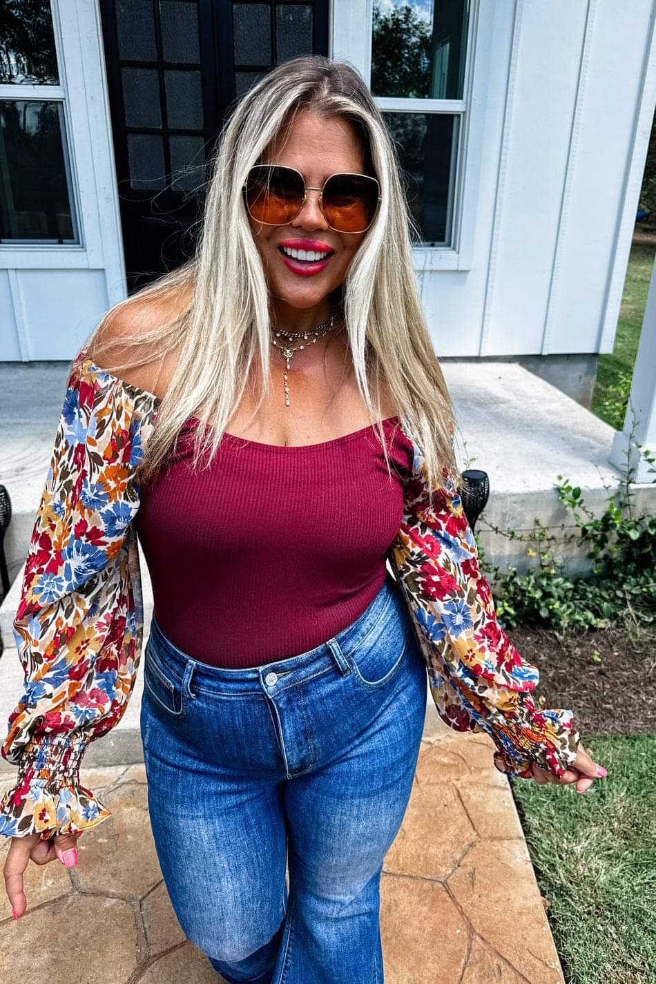 Autumn Blooms Bodysuit