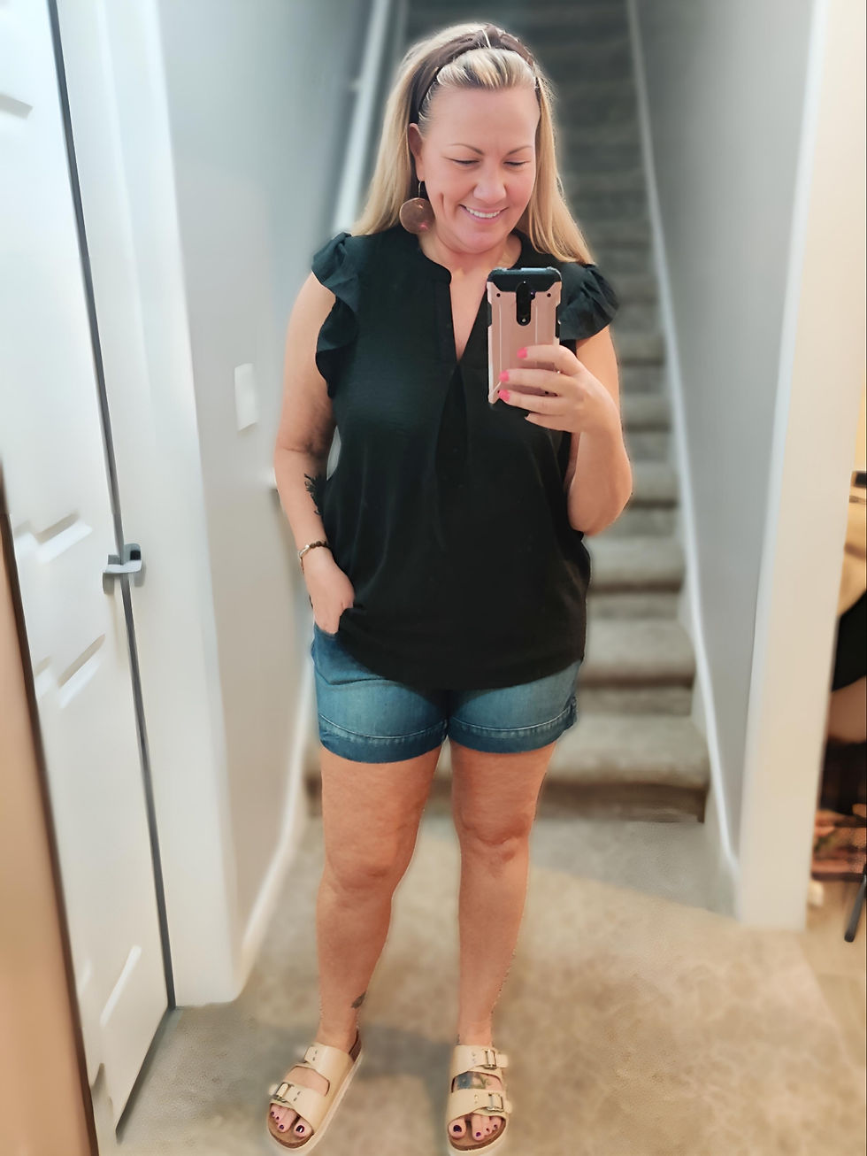 Thumbnail: April Airflow Ruffle Sleeve Top 