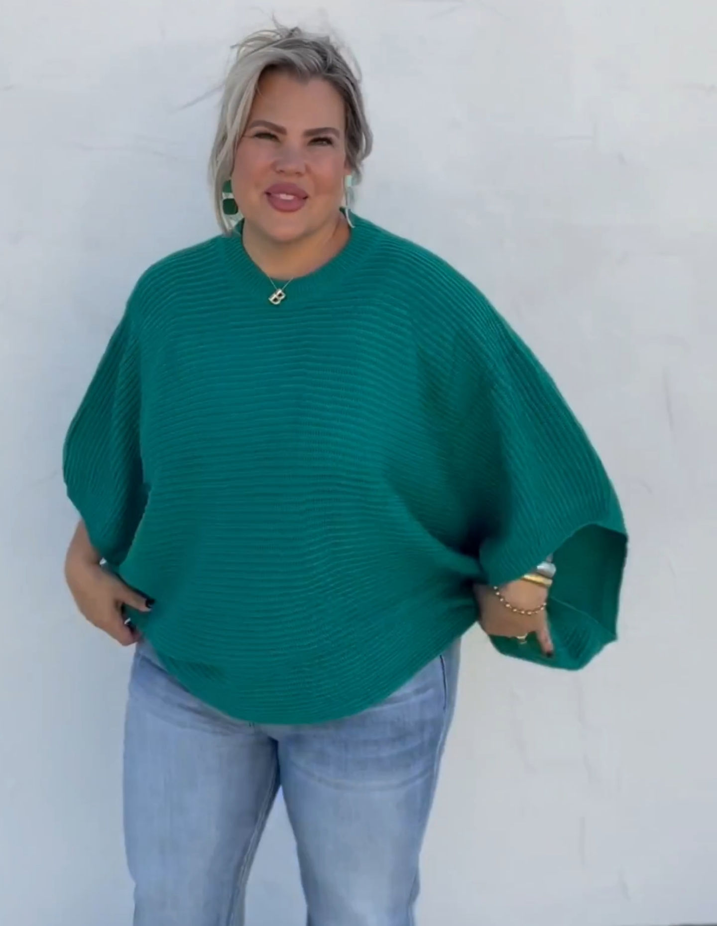 Meg Sweater Poncho Top