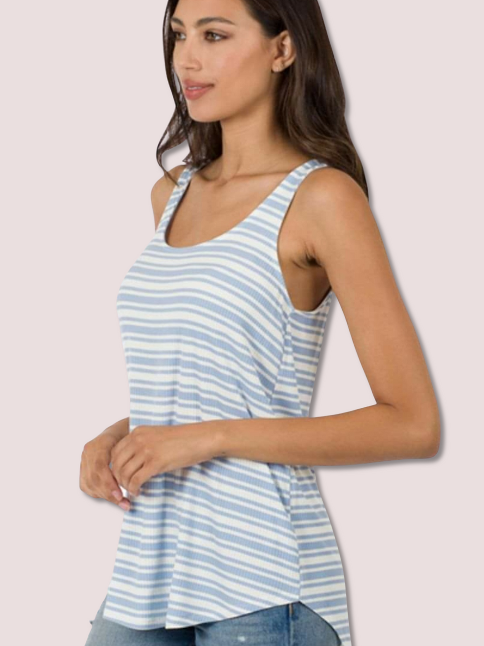 Thumbnail: Feels Like Summer Striped Tank 