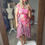 Thumbnail: Raspberry Floral Faux Wrap Dress