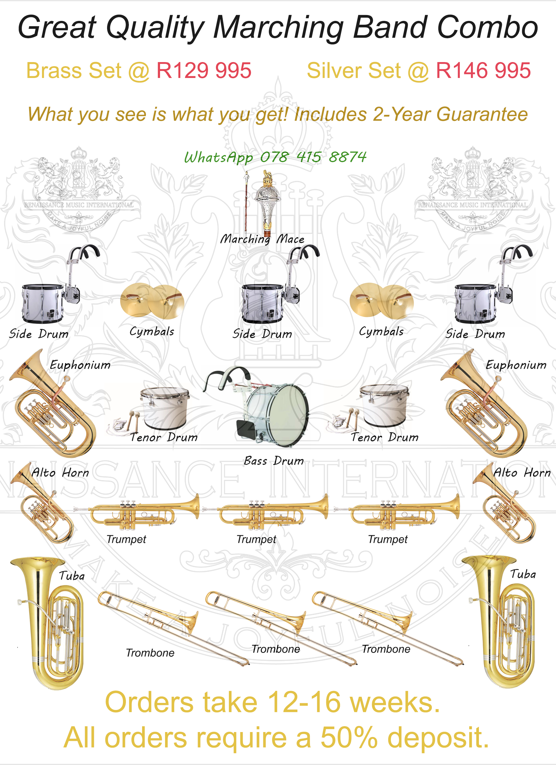 Renaissance Marching Combo 3: Gold Lacquer
