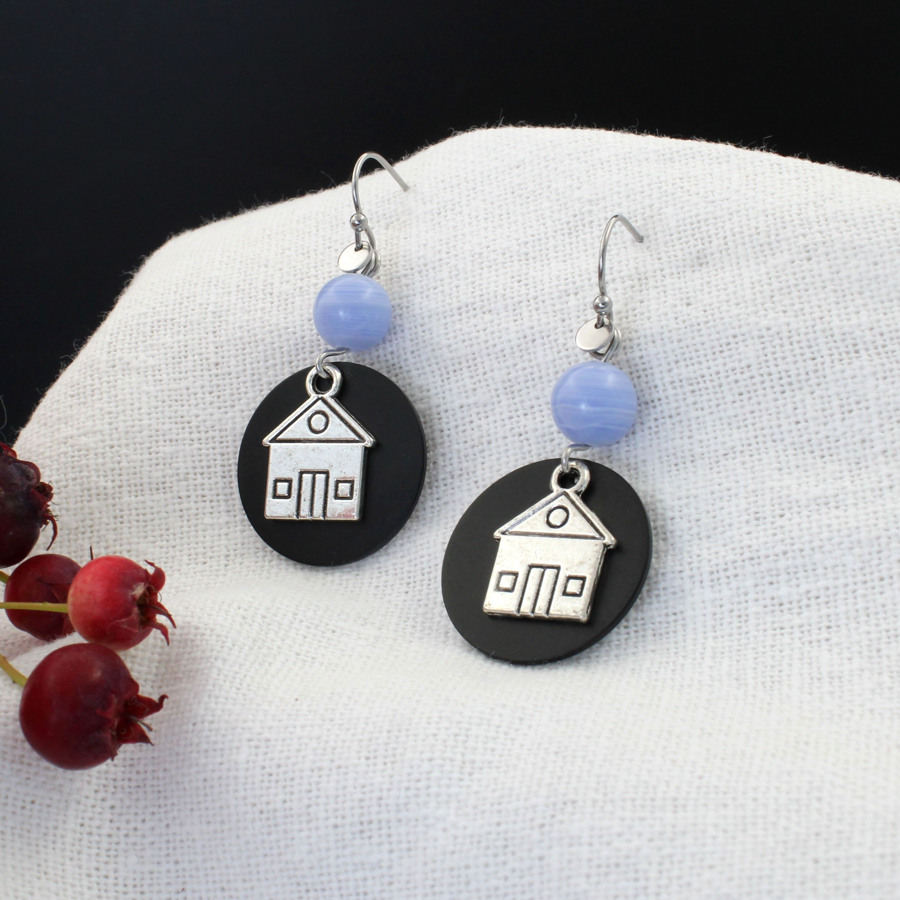 L'ambiguïté | Boucles d'oreilles surréalistes | Créatrice belge de bijoux CS Atelier