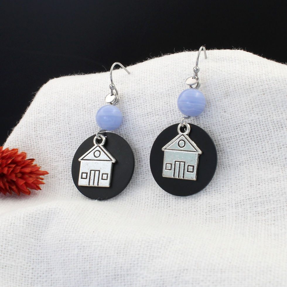 Miniature : L'ambiguïté | Boucles d'oreilles surréalistes | Créatrice belge de bijoux CS Atelier
