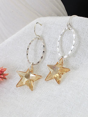Boucles D'oreilles Aurore Boréale OxcmoBijoux - Acier - Neuf Avec étiquettes