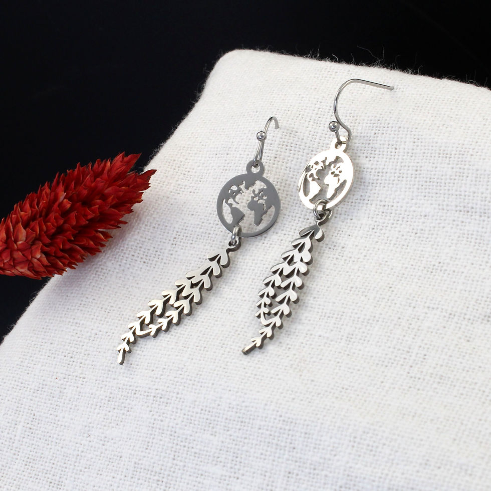 Le Panache | Boucles d'oreilles surréalistes | Créatrice belge de bijoux - CS Atelier