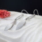 LOTIS | Boucles d'oreilles en argent 925 avec feuille torsadée texturée | Créatrice belge de bijoux CS Atelier