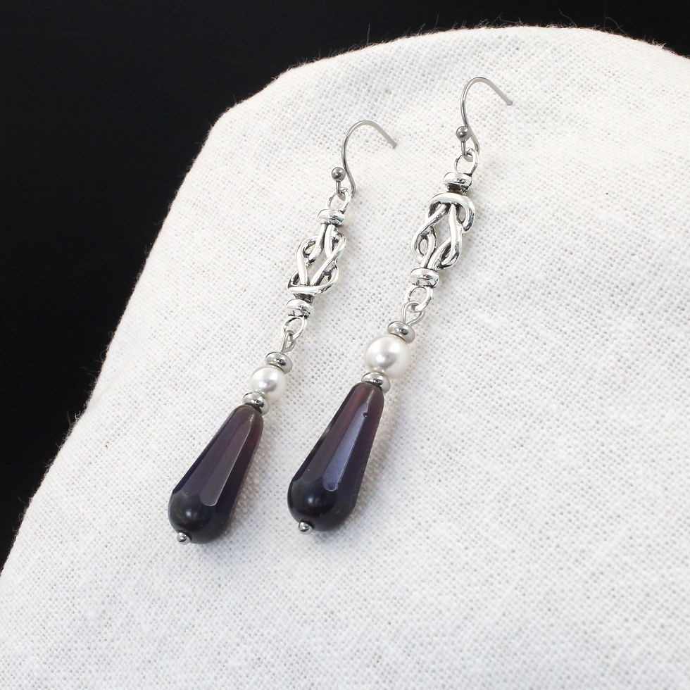 FORTUNIA | Boucles d'oreilles Noeud d'Hercule inspirées par l'Antiquité | Créatrice belge de bijoux - CS Atelier