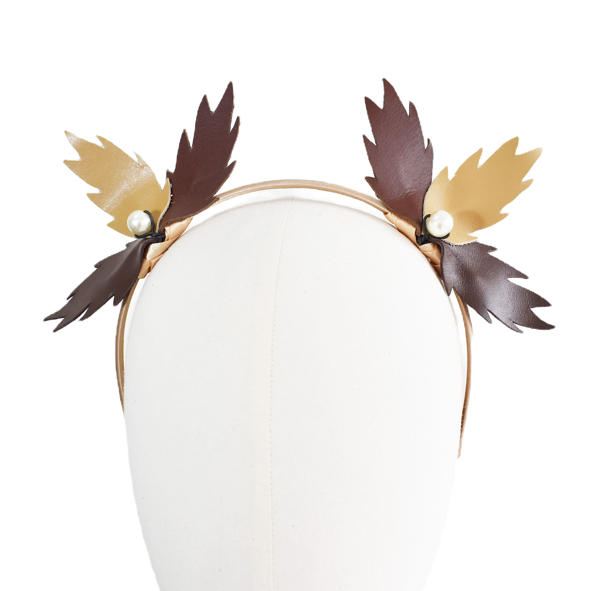brown fascinator australia