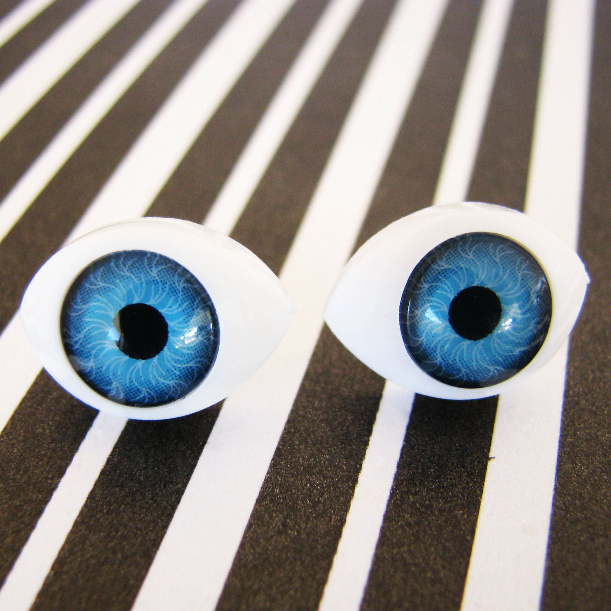 Halloween Spooky Evil Eye Nickel Free Stud Earrings