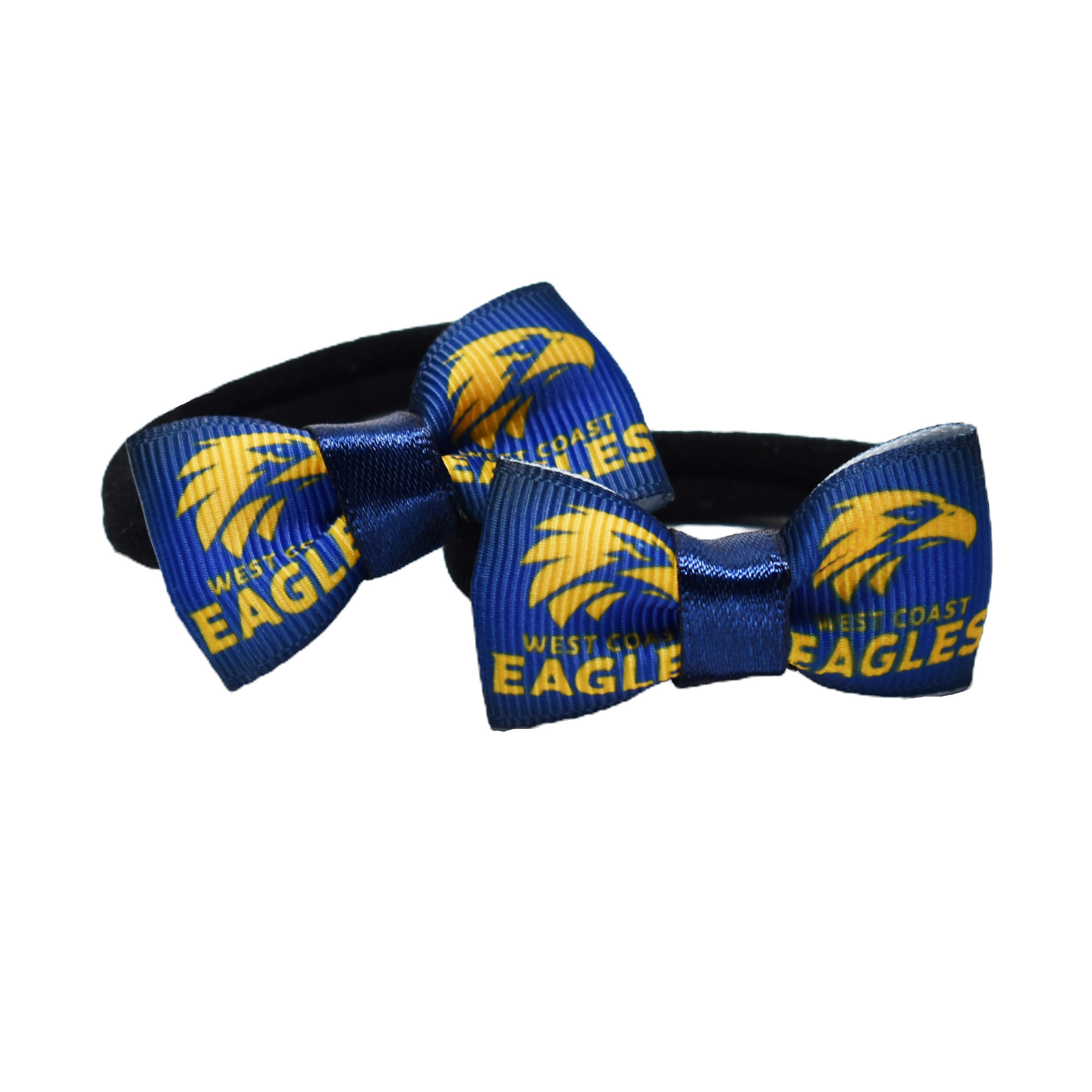 West Coast Eagles AFL elastic hair ties Australia