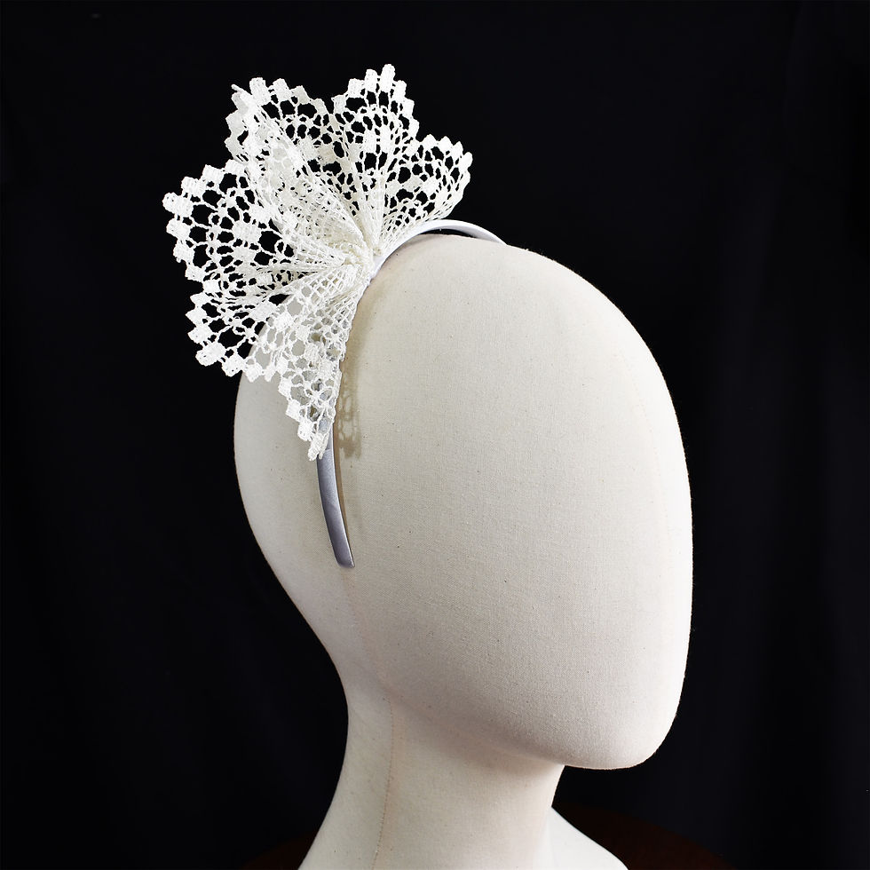 Thumbnail: white fascinator headband australia