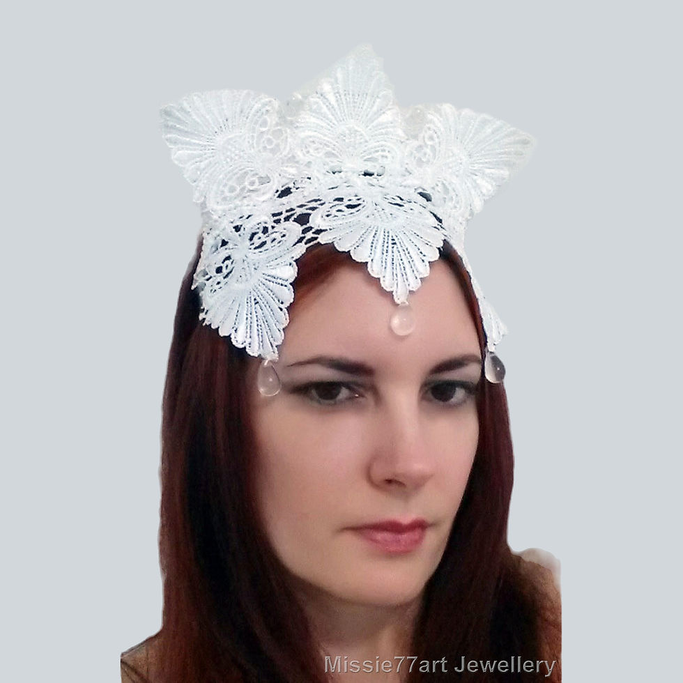 white lace fascinator australia