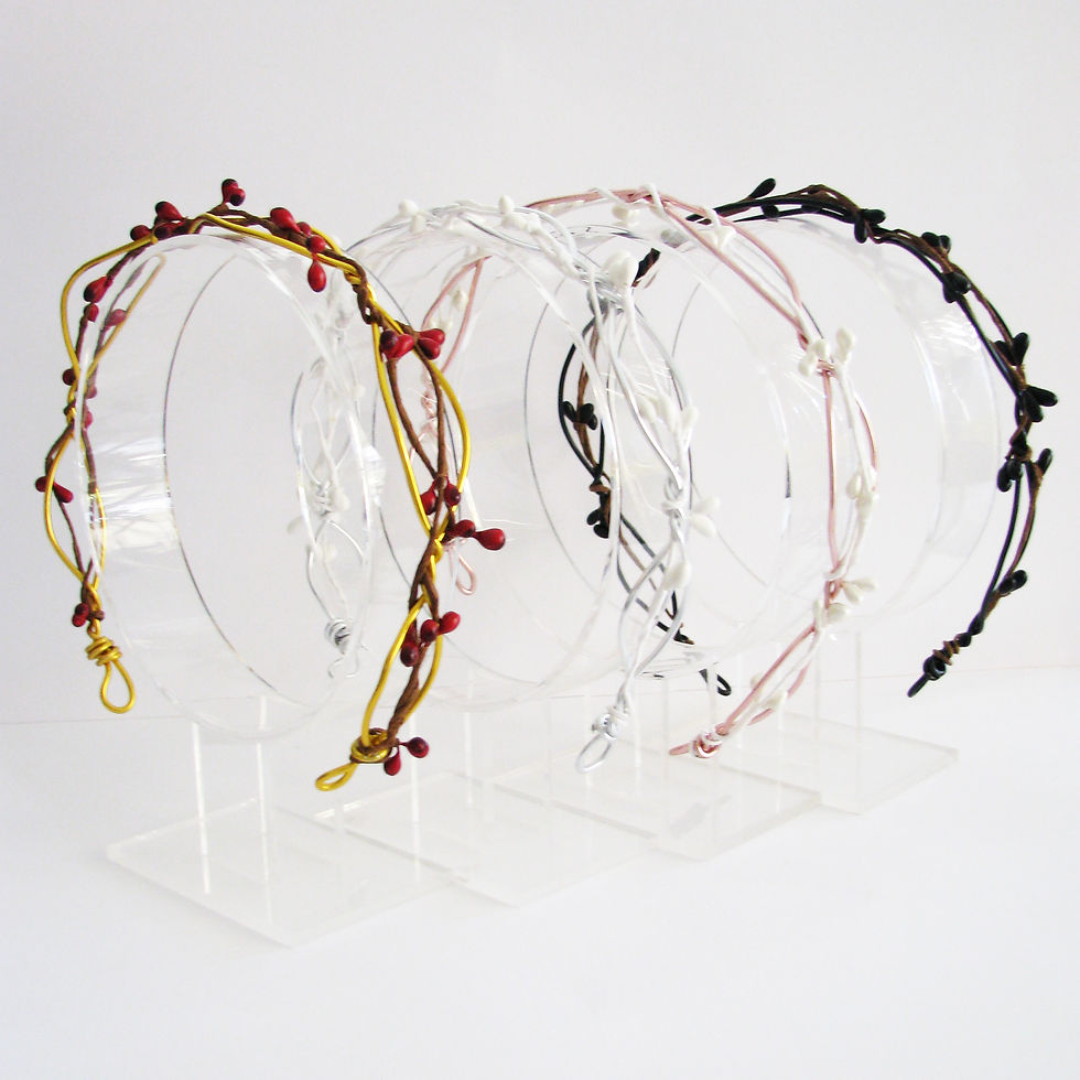 Faye bridal hair vine