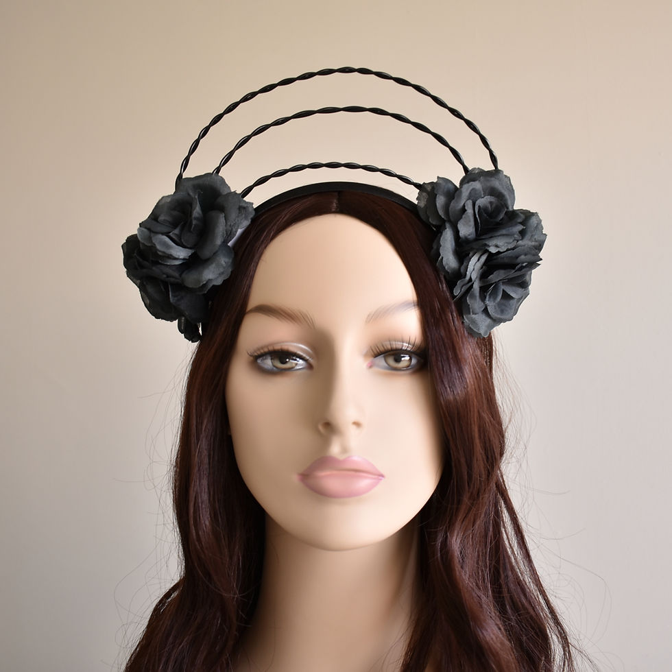 Thumbnail: crown halo fascinator australia