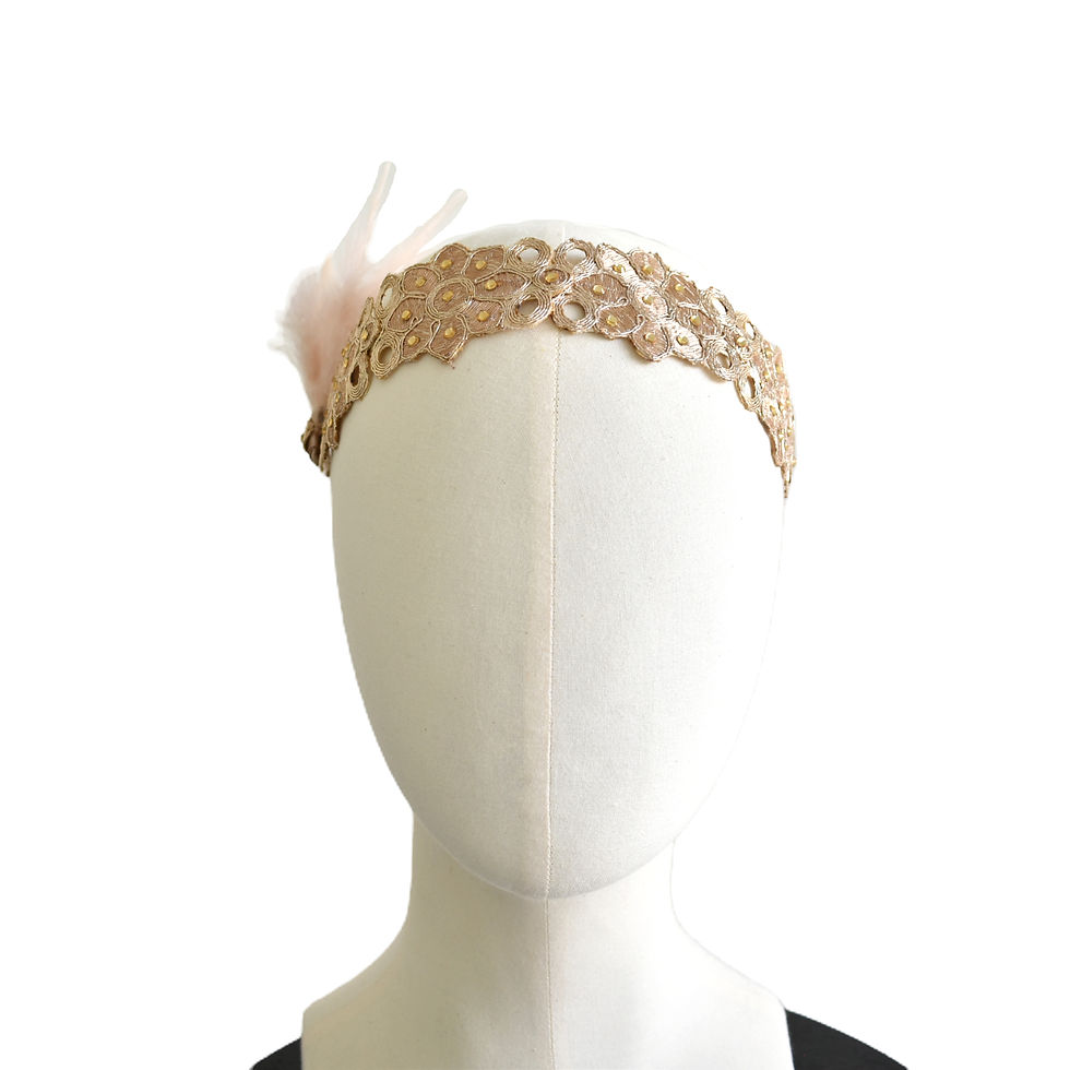 Thumbnail: flapper feather headpiece australia