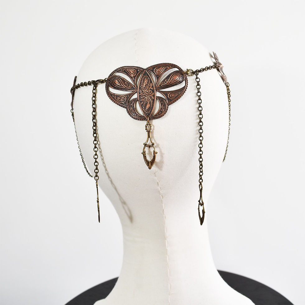 Thumbnail: Medieval Warrior Headpiece Spiritual Queen Headband Elvin Circlet