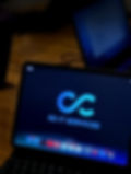 Laptop showing SD IT Logo