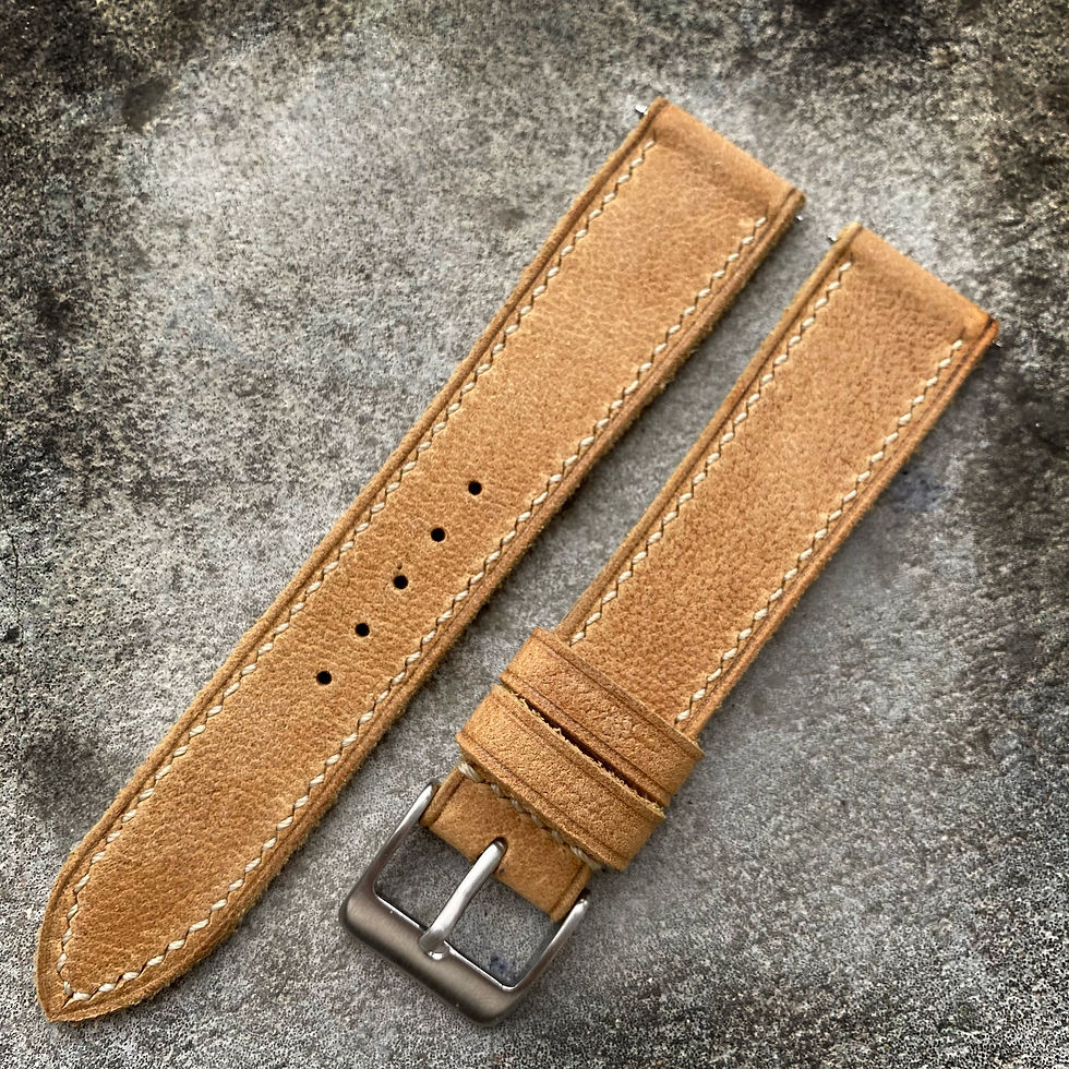 Thumbnail: Yellow oil leather strap