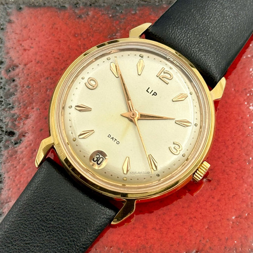 Cadran De Montre Vintage LIP - Diamètre 30 Mm - Pièce Ancienne De Rechange Ou Collection