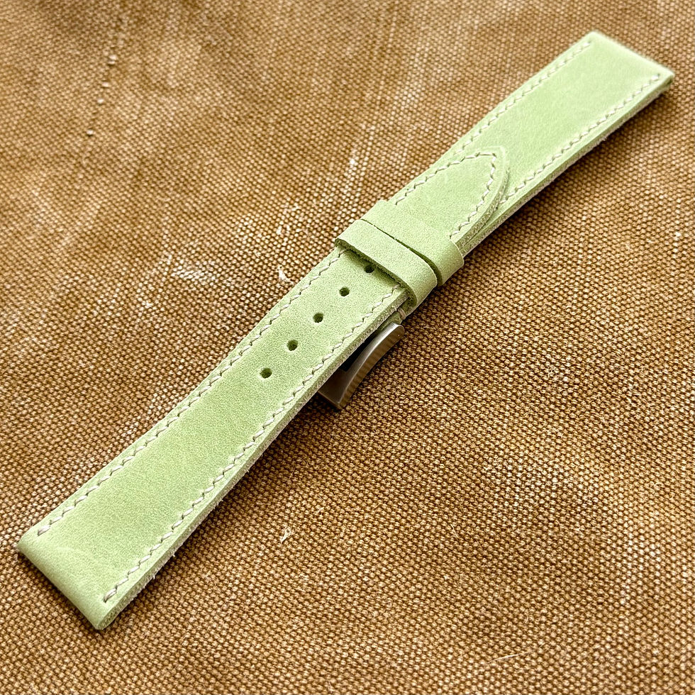 Miniature : Bracelet cuir us lime green 19/16 mm