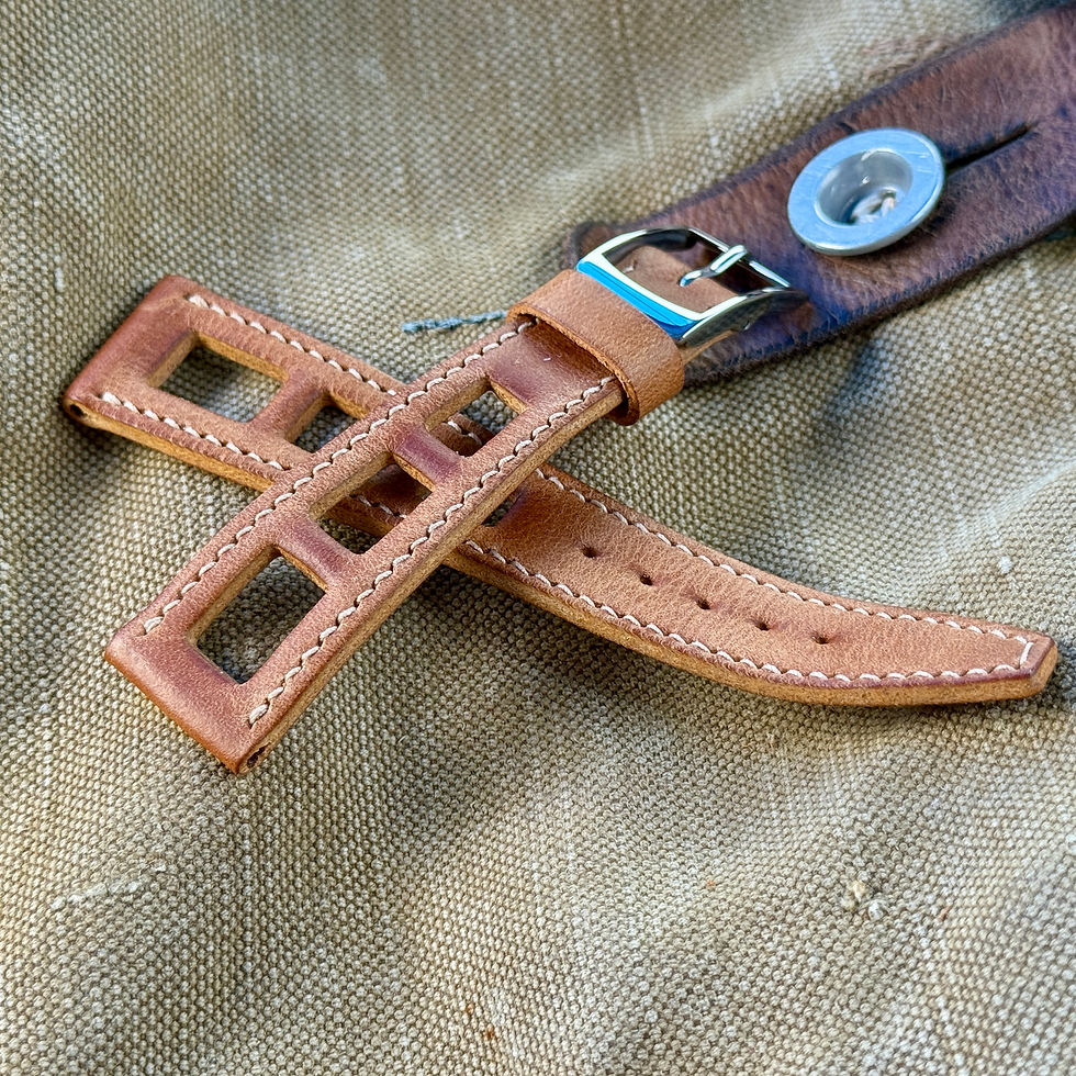 Bracelet 19/14 rallye cuir camel brown 105/75