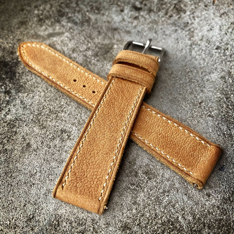 Thumbnail: Yellow oil leather strap