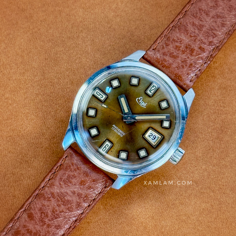Miniature : Elgé copper dial