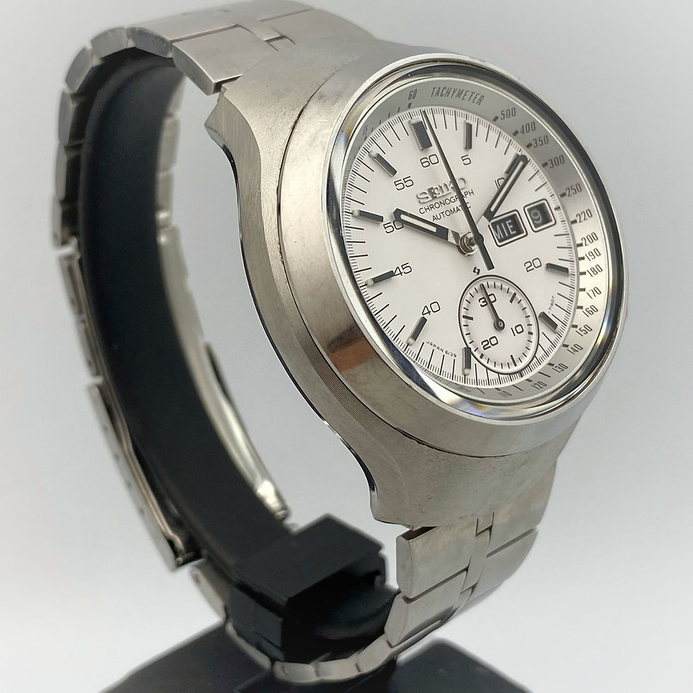Thumbnail: Seiko Helmet 6139-7101 Chronograph automatic