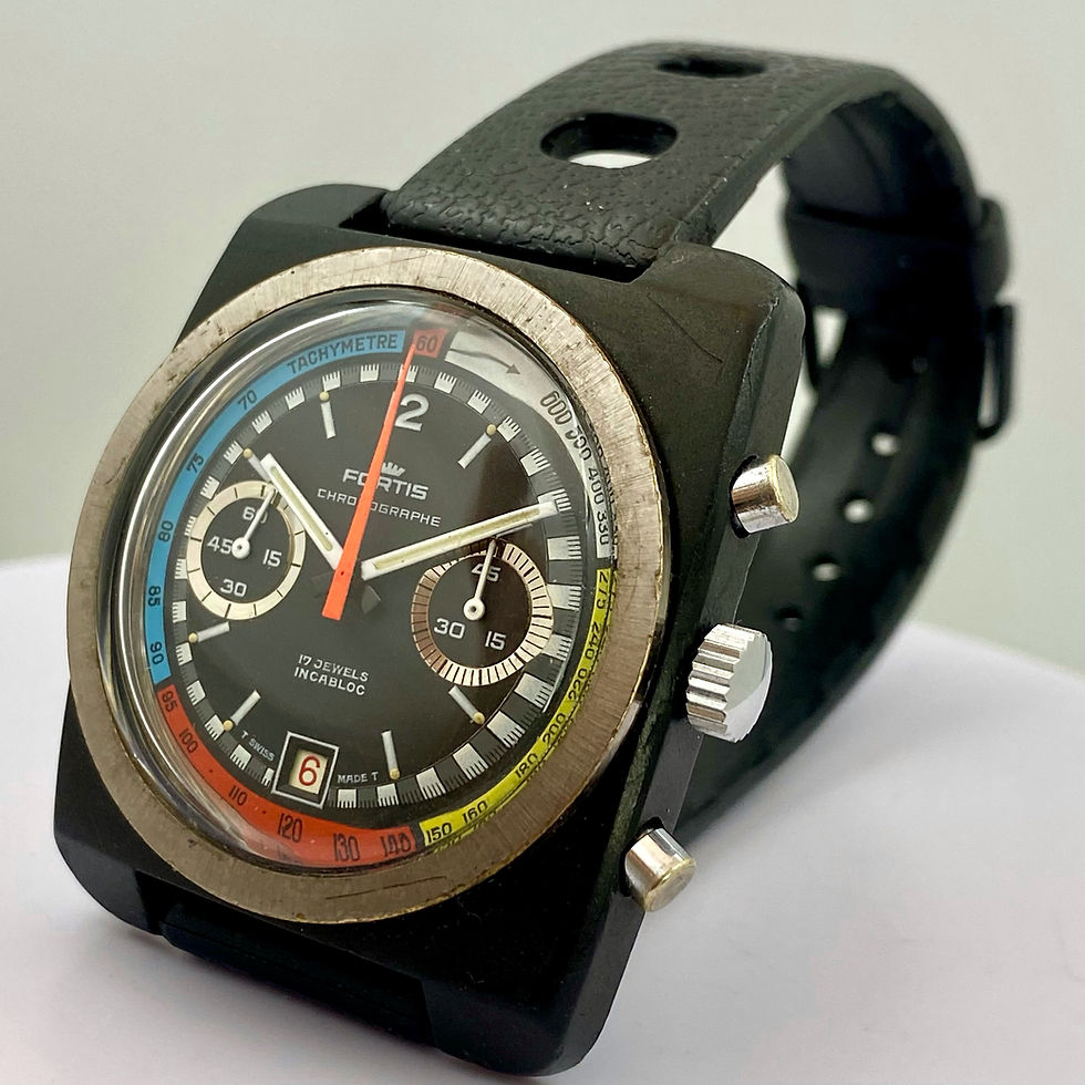 Miniature : Fortis Fiberglass chronograph