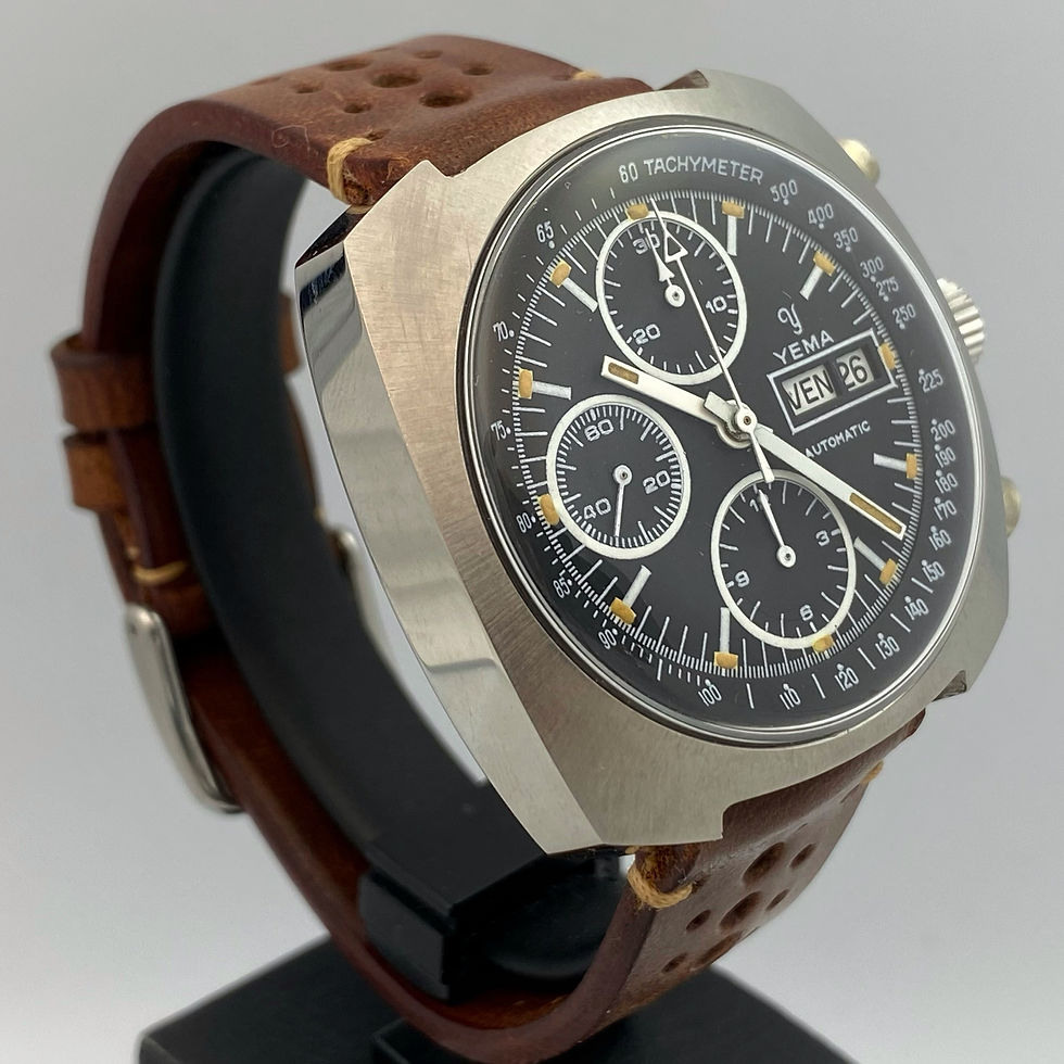Miniature : Yema 91.001K Chronograph Valjoux 7750 NOS