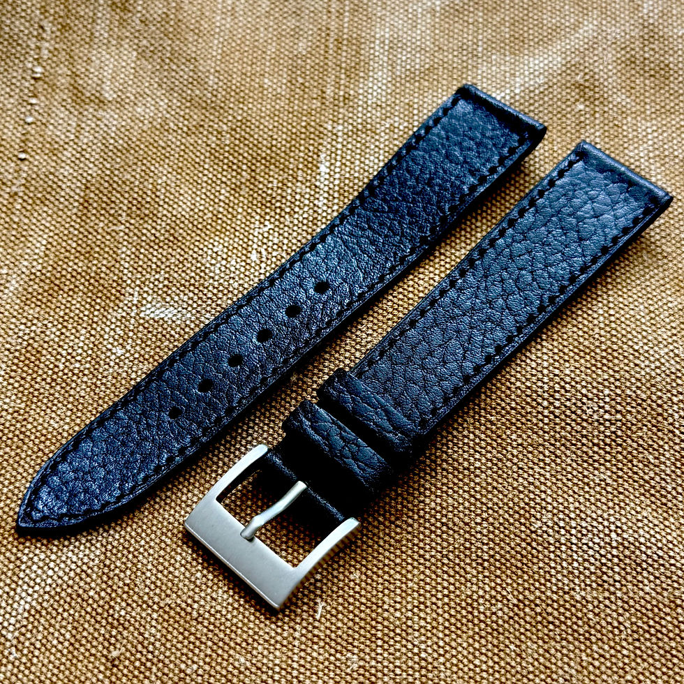 Miniature : Bracelet 18/16 noir grainé 105/75