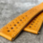 Thumbnail: Bracelet 20/16 cuir rallye gold