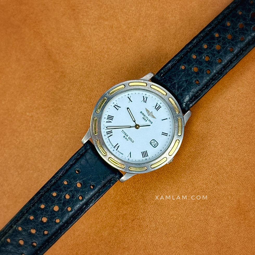 Miniature : Breitling SAV titan gold 