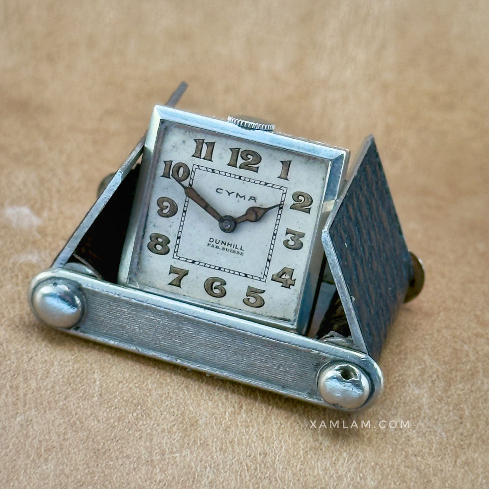 Miniature : Cyma Dunhill la voyageuse, calibre Tavannes