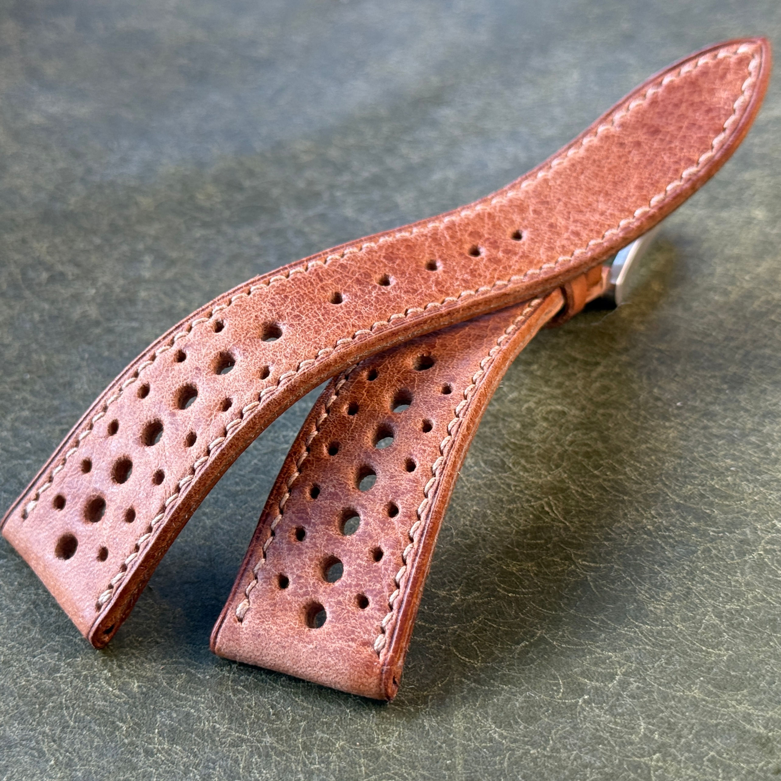 Bracelet 20/16 rallye vintage tan 110/78